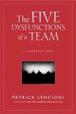 The Five Dysfunctions of a Team Book Cover
