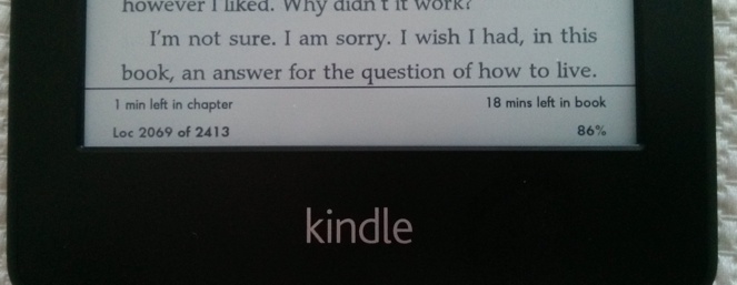 Kindle's Time Left in Chapter/Book